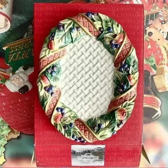 Fritz & Floyd Collectable Holiday Small Oval Tray - Picture 1 of 5